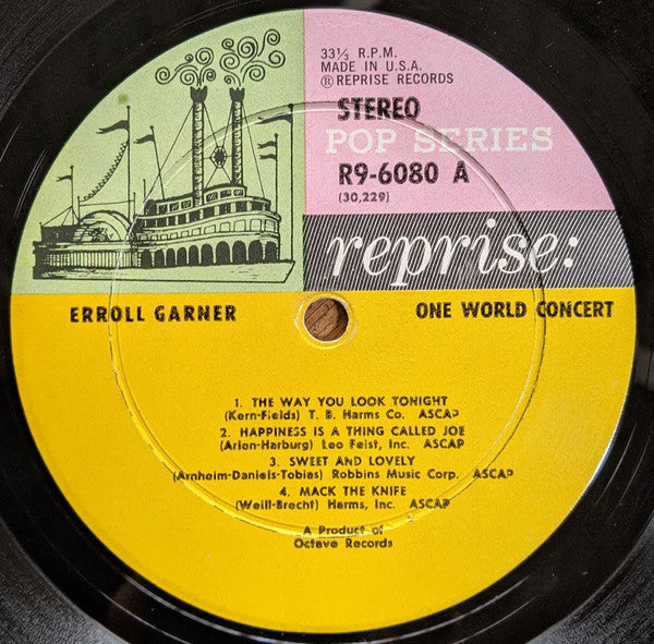 Erroll Garner : One World Concert (LP)