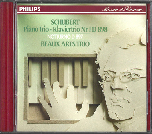 Franz Schubert, Beaux Arts Trio : Piano Trio • Klaviertrio Nr. 1 D 898 / Notturno D 897 (CD, Album, RE, RM)