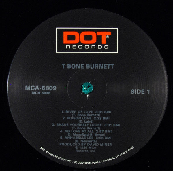 T-Bone Burnett : T Bone Burnett (LP, Album, Pin)