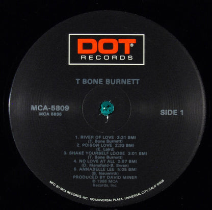 T-Bone Burnett : T Bone Burnett (LP, Album, Pin)