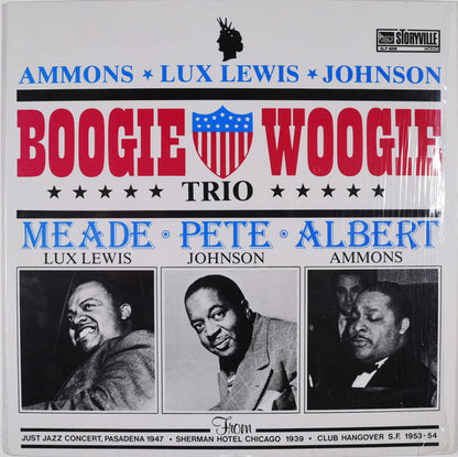 Albert Ammons & Meade "Lux" Lewis & Pete Johnson : Boogie Woogie Trio (LP, Comp, Mono, Ter)