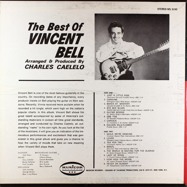 Vinnie Bell : The Best Of Vincent Bell (LP, Comp)