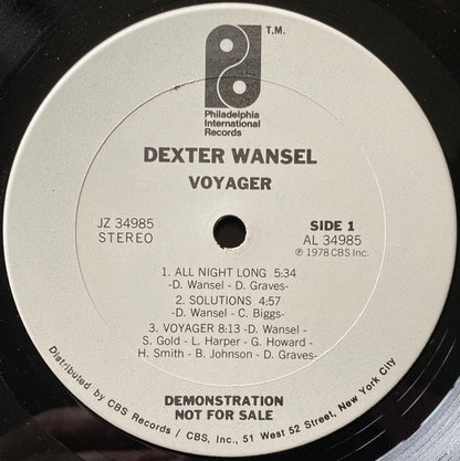 Dexter Wansel : Voyager (LP, Album, Promo, Ter)