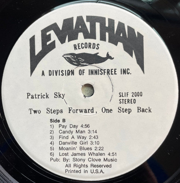 Patrick Sky : Two Steps Forward, One Step Back (LP, Album)