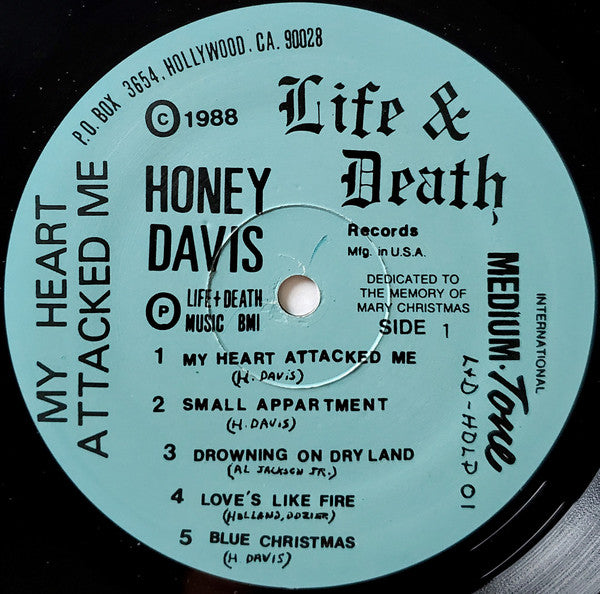 Honey Davis : My Heart Attacked Me (LP, Album)