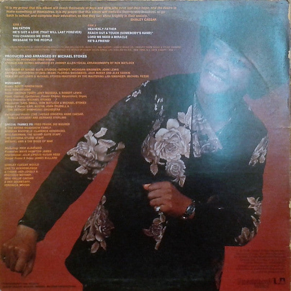 Shirley Caesar : From The Heart (LP, Album)