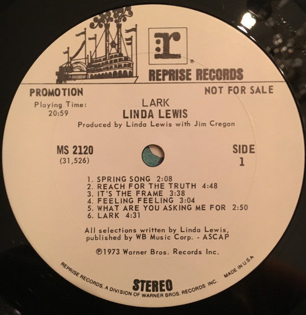 Linda Lewis : Lark (LP, Album, Promo)