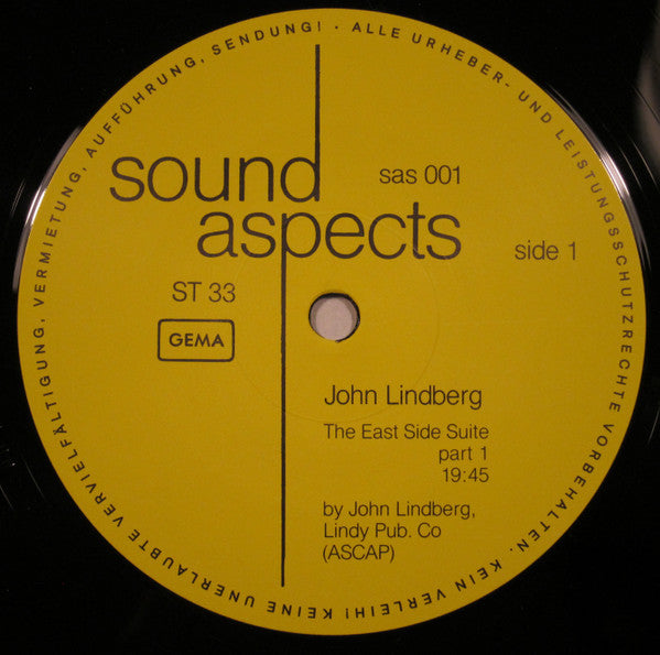 John Lindberg : The East Side Suite (LP, Album)