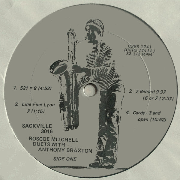 Roscoe Mitchell With Anthony Braxton : Duets (LP, Album)