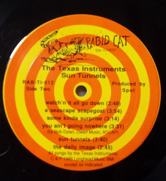 The Texas Instruments : Sun Tunnels (LP, Album)