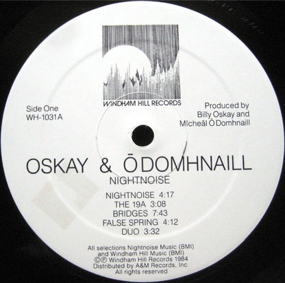 Billy Oskay And Mícheál Ó Domhnaill : Nightnoise (LP, Album)