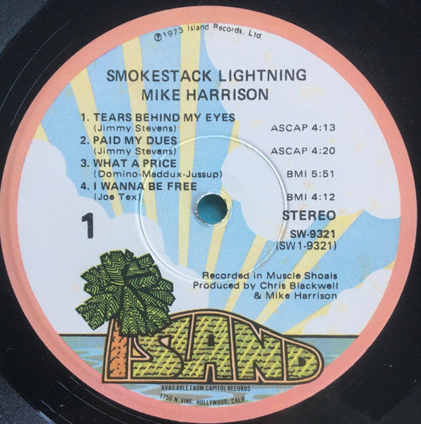 Mike Harrison (2) : Smokestack Lightning (LP, Album, Win)