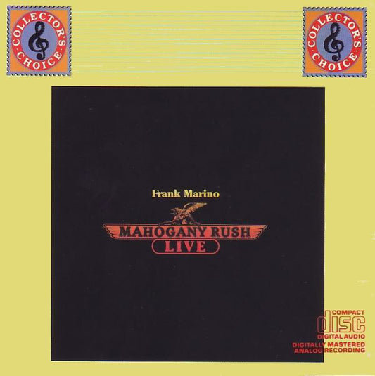 Frank Marino & Mahogany Rush : Live (CD, Album, RE)