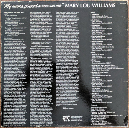 Mary Lou Williams : My Mama Pinned A Rose On Me (LP, Album)