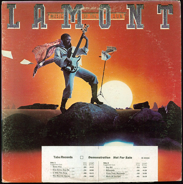 Lamont Johnson : Music Of The Sun (LP, Album, Promo, Ter)