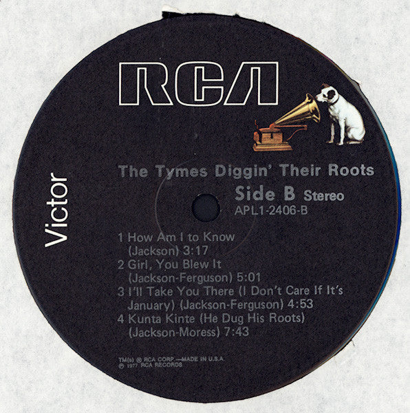 The Tymes : Diggin' Their Roots (LP, Album)