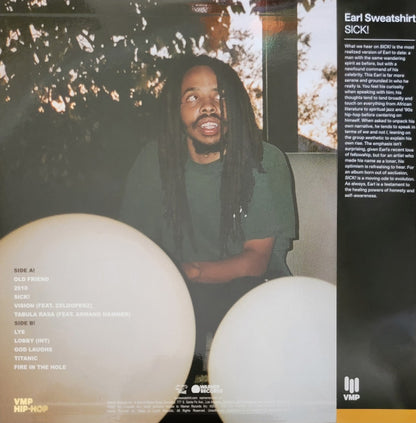 Earl Sweatshirt : SICK! (LP, Album, Club, RE, RM, Bro)