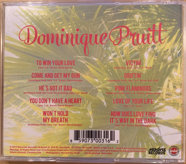 Dominique Pruitt : Dominique Pruitt (CD, Album)