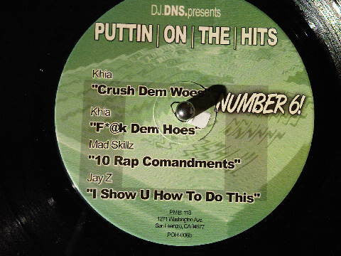 DJ DNS : DJ DNS Presents: Puttin On The Hits Number 6! (12", Comp, Unofficial)