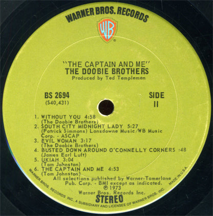 The Doobie Brothers : The Captain And Me (LP, Album, Ter)