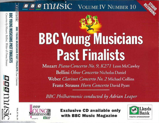 Wolfgang Amadeus Mozart / Vincenzo Bellini / Carl Maria von Weber / Franz Strauss - BBC Philharmonic Conducted By Adrian Leaper : BBC Young Musicians Past Finalists (CD)