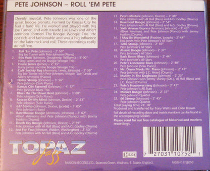 Pete Johnson : Roll 'Em Pete (CD, Comp)