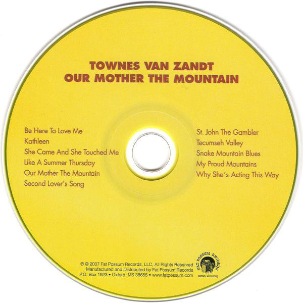 Townes Van Zandt : Our Mother The Mountain (CD, Album, RE)