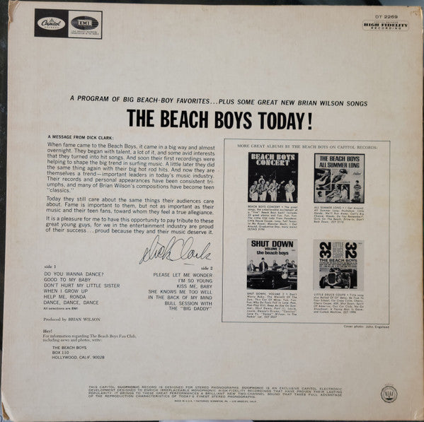 The Beach Boys : The Beach Boys Today! (LP, Album, Los)