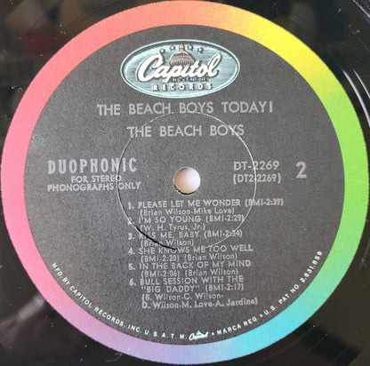 The Beach Boys : The Beach Boys Today! (LP, Album, Los)