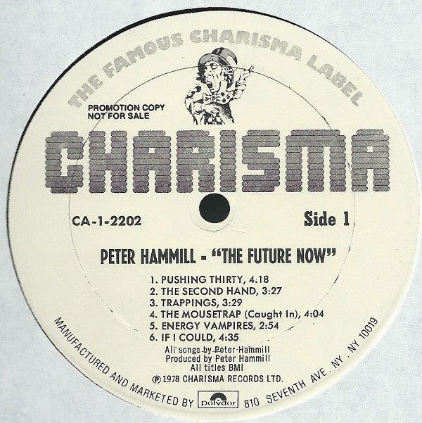 Peter Hammill : The Future Now (LP, Album, Promo)