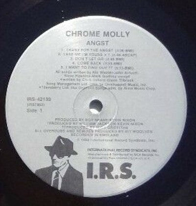 Chrome Molly : Angst (LP, Album)