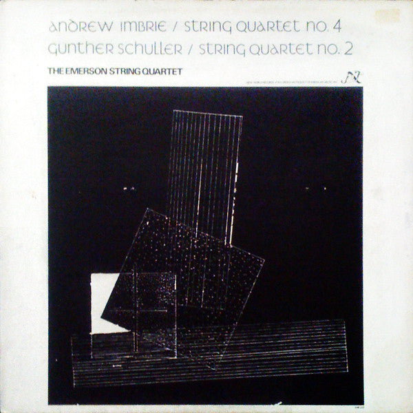 Andrew Imbrie, Gunther Schuller / Emerson String Quartet : String Quartet No. 4 / String Quartet No. 2 (LP, Gat)