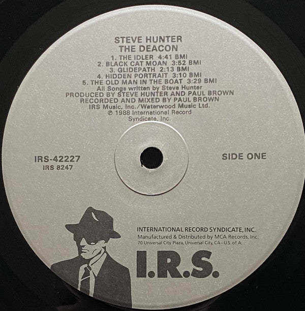 Steve Hunter : The Deacon (LP, Album, Glo)