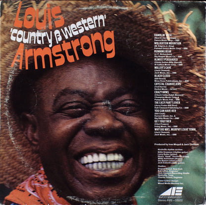 Louis Armstrong : Louis 'Country & Western' Armstrong (LP, Album, Son)