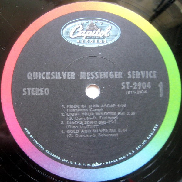 Quicksilver Messenger Service : Quicksilver Messenger Service (LP, Album, Jac)