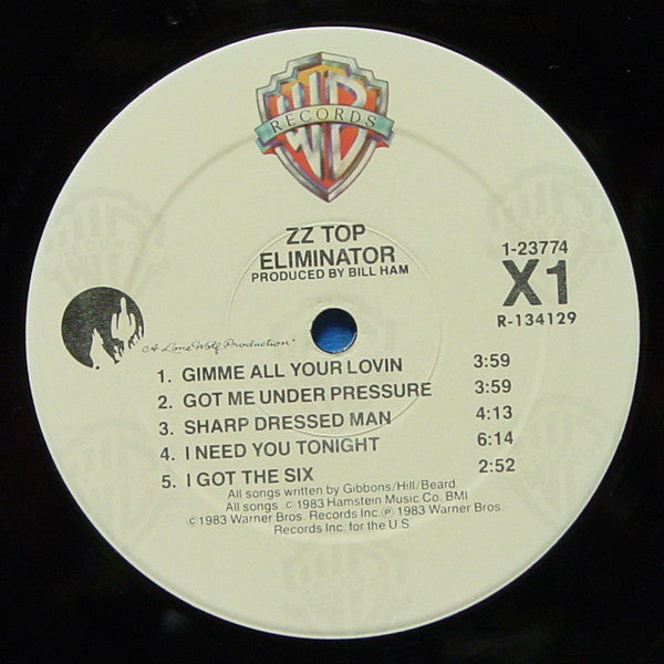 ZZ Top : Eliminator (LP, Album, Club)