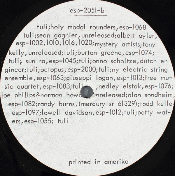 Various : ESP Is 3D! Superstereo (LP, Smplr)