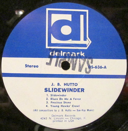 J.B. Hutto & The Hawks : Slidewinder (LP, Album)