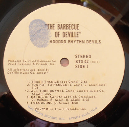 Hoodoo Rhythm Devils : The Barbecue Of Deville (LP, Album)