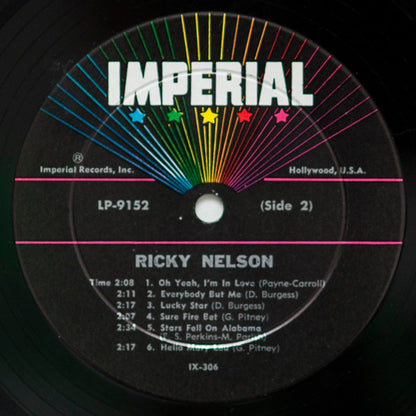 Ricky Nelson (2) : Rick Is 21 (LP, Album, Mono)