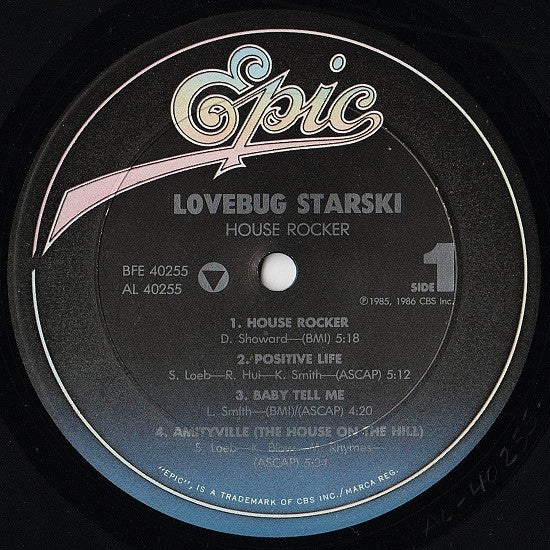 Lovebug Starski : House Rocker (LP, Album)