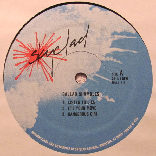 Ballad Shambles : Ballad Shambles (12", MiniAlbum)