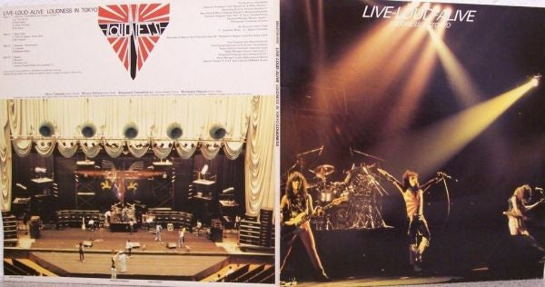 Loudness (5) : Live-Loud-Alive (Loudness In Tokyo) (2xLP, Album, Gat)