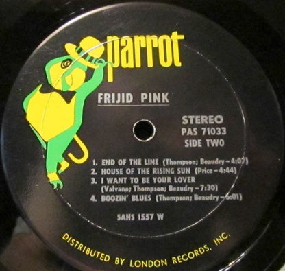 Frijid Pink : Frijid Pink (LP, Album, Wad)