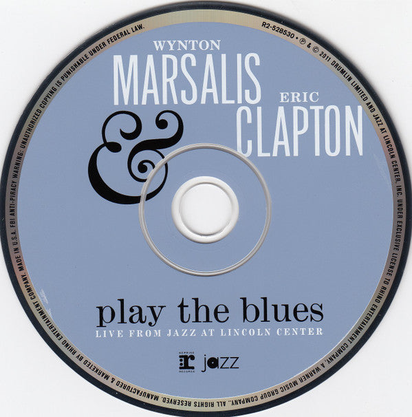 Wynton Marsalis & Eric Clapton : Wynton Marsalis & Eric Clapton Play The Blues (Live From Jazz At Lincoln Center) (CD + DVD)