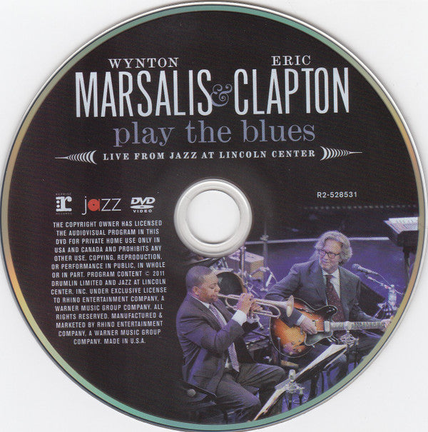 Wynton Marsalis & Eric Clapton : Wynton Marsalis & Eric Clapton Play The Blues (Live From Jazz At Lincoln Center) (CD + DVD)