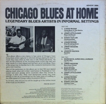 Various : Chicago Blues At Home (LP, Comp)