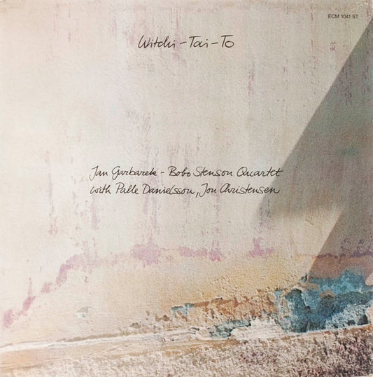 Jan Garbarek - Bobo Stenson Quartet : Witchi-Tai-To (LP, Album)