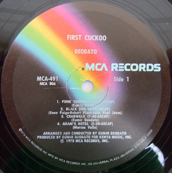 Eumir Deodato : First Cuckoo (LP, Album, Glo)