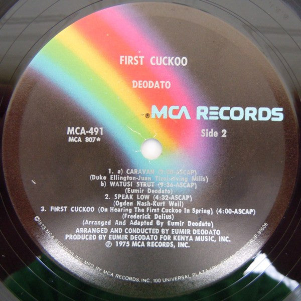 Eumir Deodato : First Cuckoo (LP, Album, Glo)